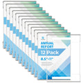12 Pack 8.5x11 Acrylic Sign Holder Wall Mount, Plastic Wall Signs Acrylic Frame Photo Menu Flyer Display Holders with Adhesive Tape for Office, Home, Store, Restaurant - No Drilling