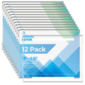 12 Pack 11x8.5 Acrylic Sign Holder Wall Mount, Horizontal Plastic Wall Signs Acrylic Frame Photo Menu Flyer Display Holders with Adhesive Tape for Office, Home, Store, Restaurant - No Drilling